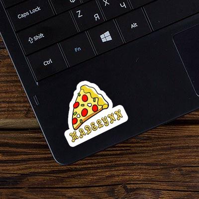 Sticker Madelynn Pizza Laptop Image