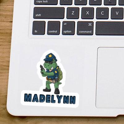 Madelynn Autocollant Policier Laptop Image