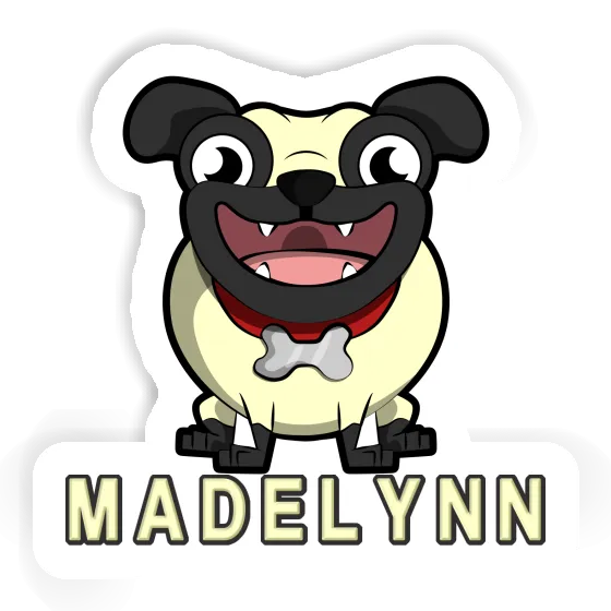 Mops Sticker Madelynn Laptop Image