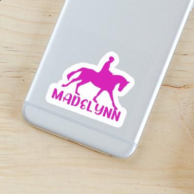 Madelynn Sticker Horse Rider Laptop Image