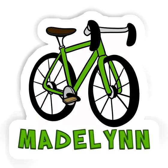 Madelynn Sticker Racing Bicycle Notebook Image