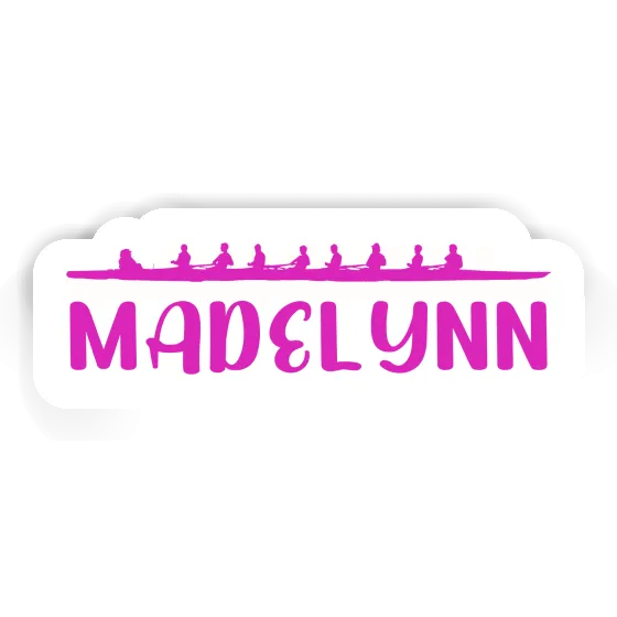 Madelynn Sticker Rowboat Laptop Image