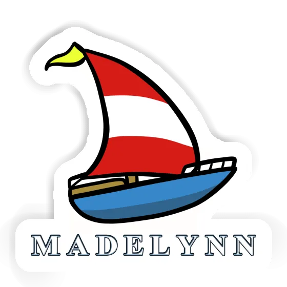 Sailboat Sticker Madelynn Laptop Image