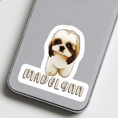 Madelynn Sticker Shih Tzu Notebook Image