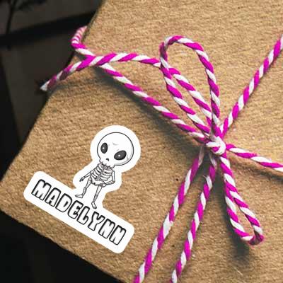 Sticker Madelynn Skeleton Notebook Image