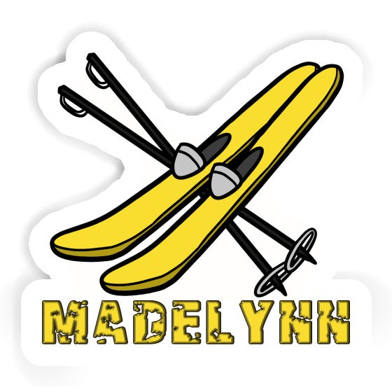 Madelynn Sticker Ski Laptop Image