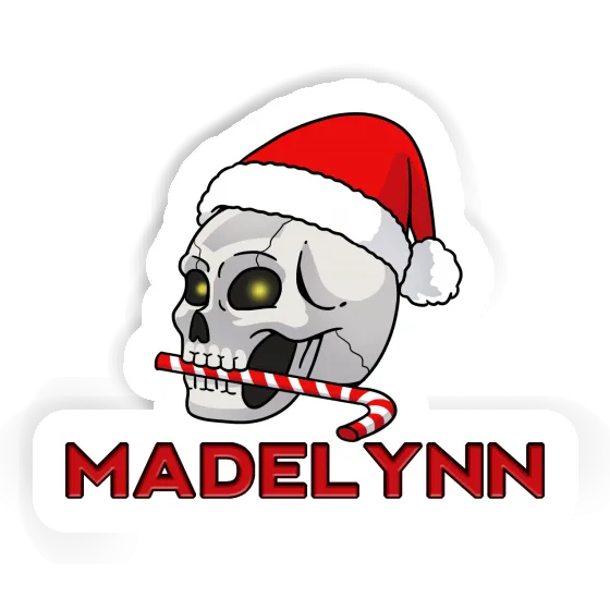 Madelynn Autocollant Crâne de Noël Image