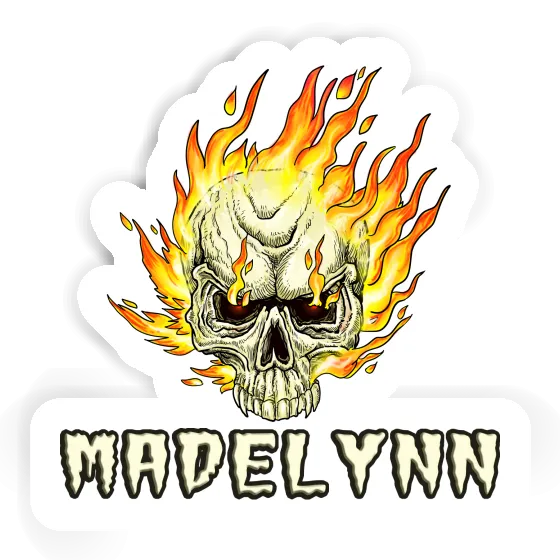 Madelynn Sticker Skull Notebook Image