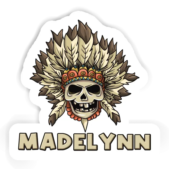 Madelynn Sticker Skull Laptop Image