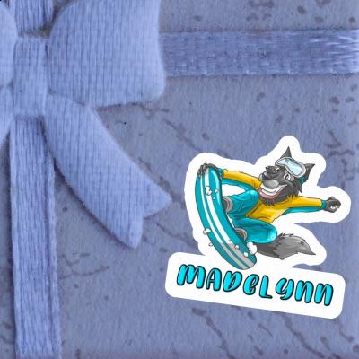 Madelynn Sticker Snowboarder Gift package Image