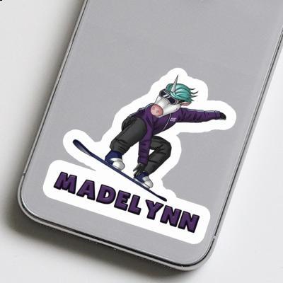 Madelynn Autocollant Boardeuse Laptop Image