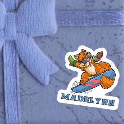 Sticker Madelynn Snowboarder Notebook Image