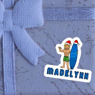 Madelynn Sticker Christmas Surfer Gift package Image