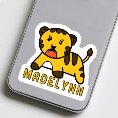 Madelynn Aufkleber Baby-Tiger Laptop Image