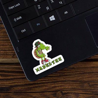 Hip Hop Turtle Sticker Madelynn Laptop Image