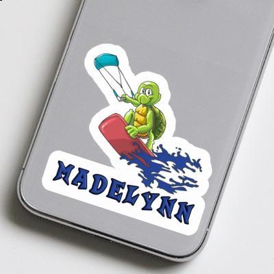 Sticker Madelynn Kitesurfer Laptop Image