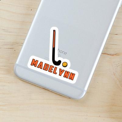 Floorball Stick Sticker Madelynn Laptop Image