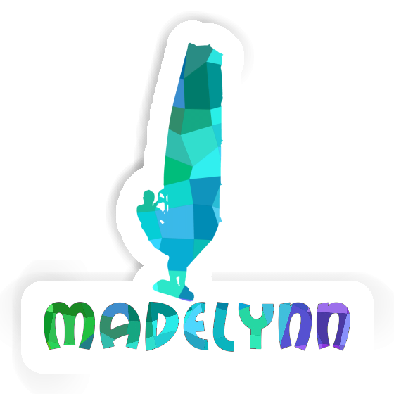 Sticker Windsurfer Madelynn Laptop Image