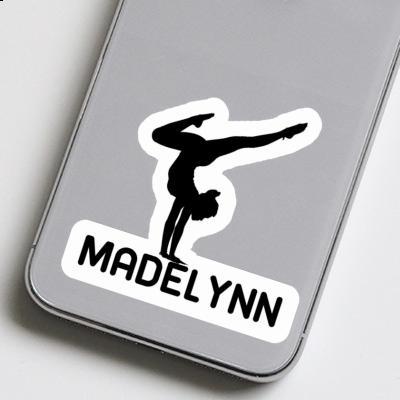 Yoga Woman Sticker Madelynn Laptop Image