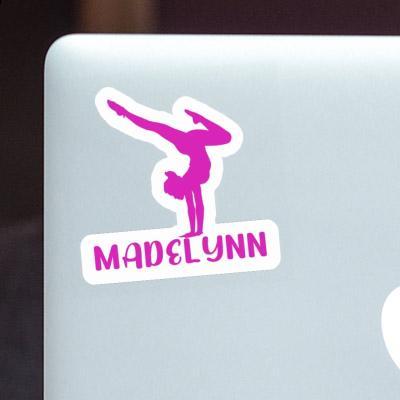 Sticker Yoga Woman Madelynn Notebook Image