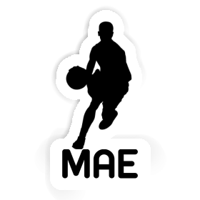 Sticker Basketballspieler Mae Image