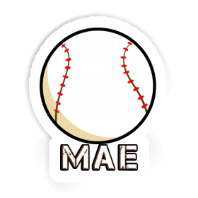 Baseball Autocollant Mae Image