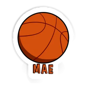 Mae Sticker Basketball Image