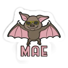 Mae Sticker Fledermaus Image