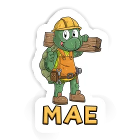 Construction worker Sticker Mae Image