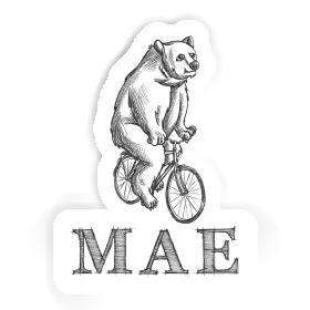 Autocollant Cycliste Mae Image