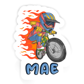 Biker Sticker Mae Image