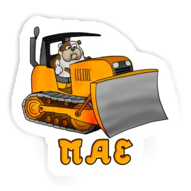 Autocollant Bulldozer Mae Image