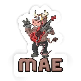 Sticker Guitarist Mae Image