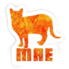 Sticker Katze Mae Image