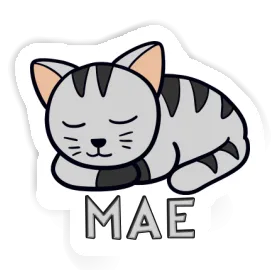 Autocollant Chat Mae Image