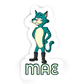 Chat Autocollant Mae Image