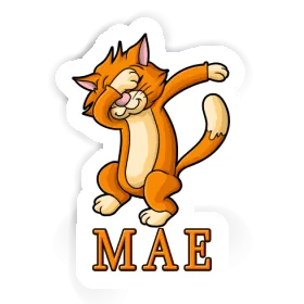 Dabbing Cat Sticker Mae Image