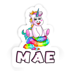 Baby licorne Autocollant Mae Image