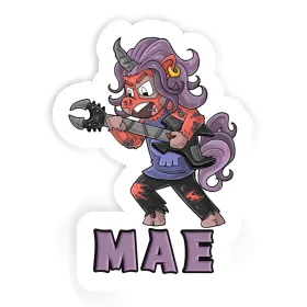 Sticker Rocking Unicorn Mae Image