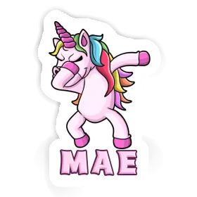 Autocollant Licorne Mae Image