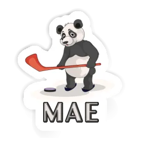 Ice Hockey Panda Sticker Mae Image