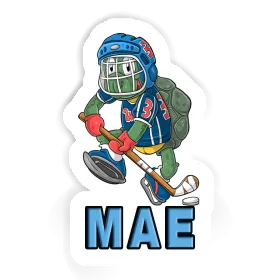 Hockey Player Sticker Mae Image