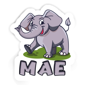 Sticker Elephant Mae Image