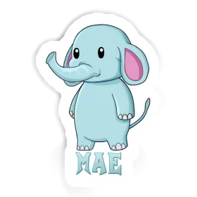 Elefant Sticker Mae Image