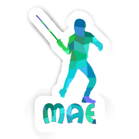 Mae Sticker Fencer Image