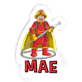 Feuerwehrmann Aufkleber Mae Image