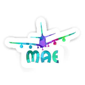 Sticker Airplane Mae Image