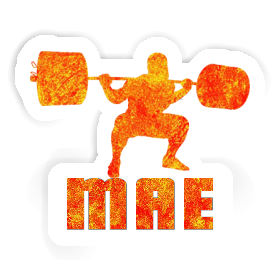 Sticker Mae Weightlifter Image