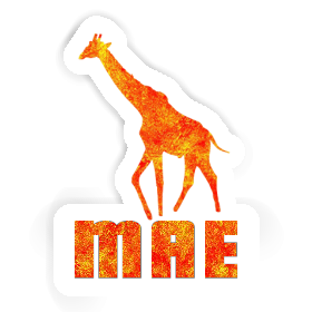 Giraffe Aufkleber Mae Image