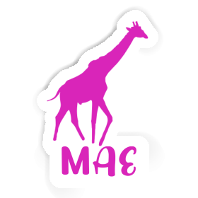 Autocollant Mae Girafe Image